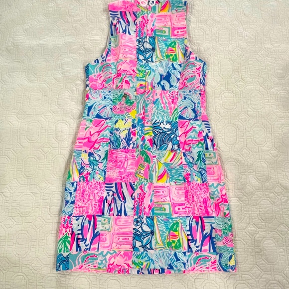 Lilly Pulitzer shift PopUp Summer Remix Patch Size 10 never worn - Picture 3 of 4